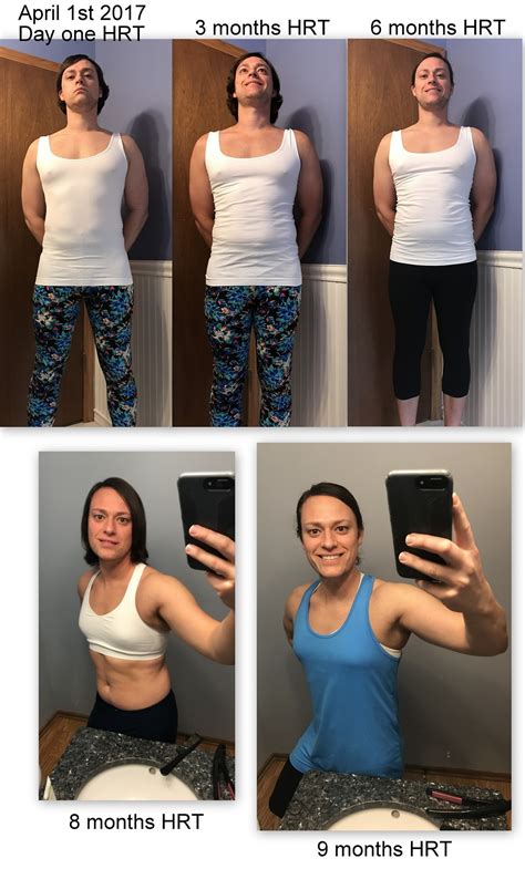 mtf hrt before and after body|mtf hrt effects timeline.